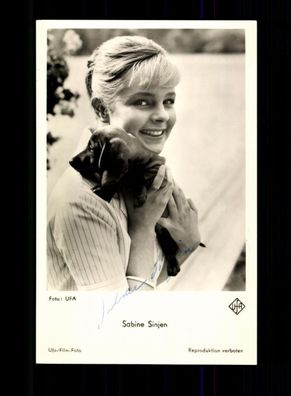 Sabine Sinjen UFA Karte 50er Jahre Original Signiert ## BC 191174