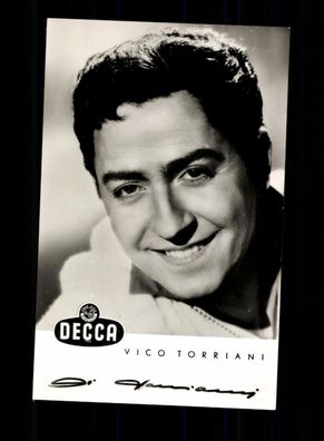 Vico Torriani DECCA Karte 50er Jahre Original Signiert ## BC 191188