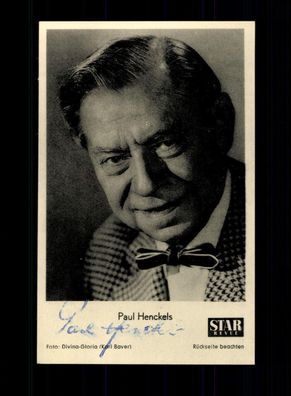 Paul Henckels Star Revue Verlag Karte 50er Jahre Original Signiert # BC 191215