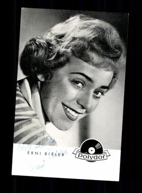 Erni Bieler Polydor Karte 50er Jahre Original Signiert # BC 191223