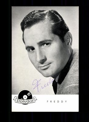 Freddy Quinn Polydor Karte 50er Jahre Original Signiert # BC 191230