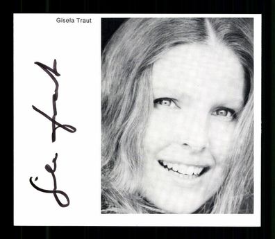 Gisela Traut Schauspielern Original Signiert ## BC G 37047