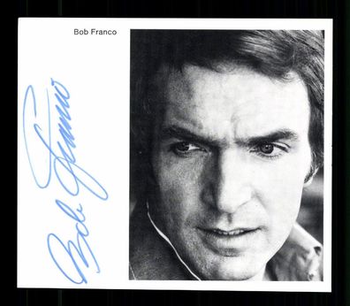 Bob Franco 1937-2006 Schauspieler Original Signiert ## BC G 37050