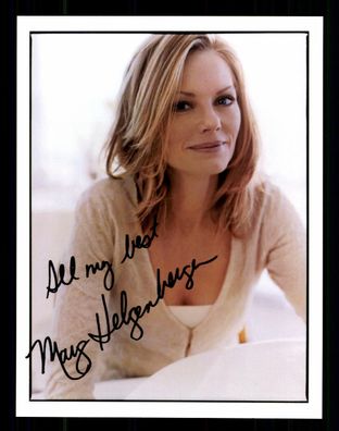 Marg Helgenberg CSI USA Autogrammkarte Druck Signiert ## BC G 36535