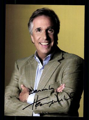 Henry Winkler Film USA Autogrammkarte Druck Signiert ## BC G 36559