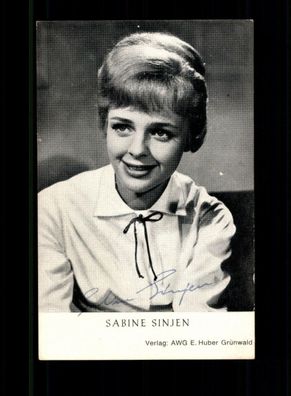 Sabine Sinjen Autogrammkarte Druck Signiert ## BC 190558