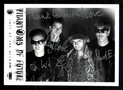 Phantoms of Future Band Autogrammkarte Original Signiert ## BC G 36144