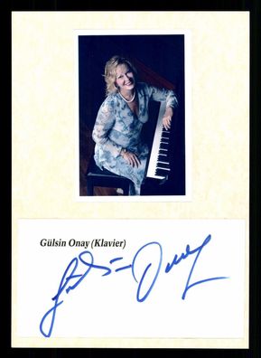 Gülsin Onay Pianistin Original Signiert ## BC G 36964