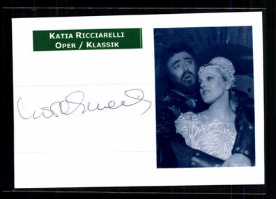 Katia Ricciarelli Oper Klassik Original Signiert ## BC 191313