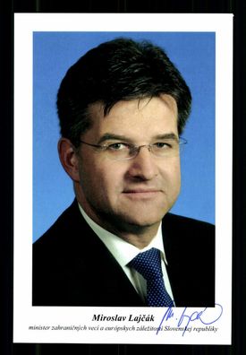 Miroslav Lajcak Außenminister der Slowakischen Republik Signiert # BC G 36192
