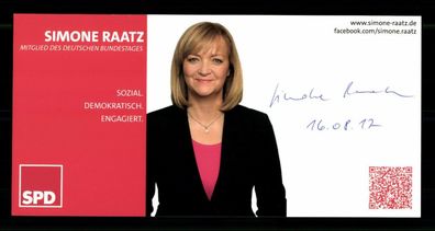 Simone Raatz Autogrammkarte Original Signiert # BC G 36224