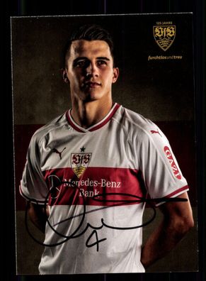 Marc Oliver Kempf Autogrammkarte VfB Stuttgart 2018-19 Druck Signiert