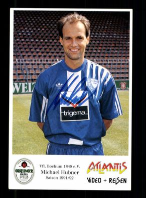 Michael Hubner Autogrammkarte VfL Bochum 1991-92 Original Signiert