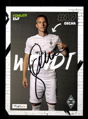Oscar Wendt Autogrammkarte Borussia Mönchengladbach 2020-21 Original Sign.