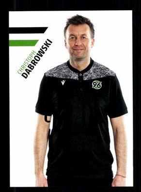 Christoph Dabrowski Autogrammkarte Hannover 96 2021-22 Original Signiert