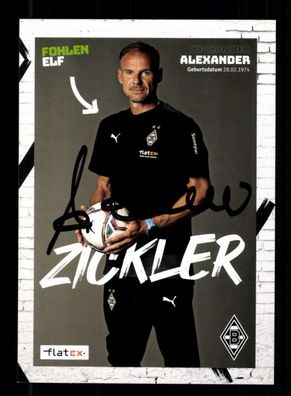 Alexander Zickler Autogrammkarte Borussia Mönchengladbach 2020-21 Orig. Sign.