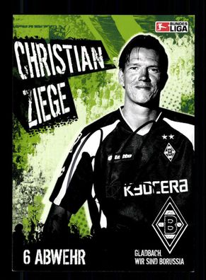 Christian Ziege Autogrammkarte Borussia Mönchengladbach 2005-06 Orig. Sign.
