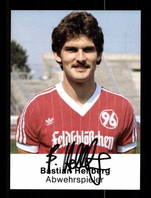 Bastian Hellberg Autogrammkarte Hannover 96 1985-86 Original Signiert