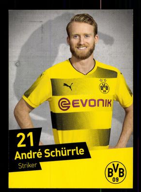 Andre Schürrle Autogrammkarte Borussia Dortmund 2017-18 USA Karte