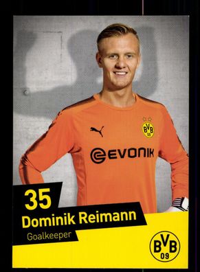 Dominik Reimann Autogrammkarte Borussia Dortmund 2017-18 USA Karte