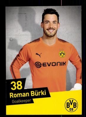 Roman Bürki Autogrammkarte Borussia Dortmund 2017-18 USA Karte