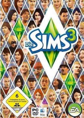 Die Sims 3 - Basisspiel (PC, 2009, Nur der EA APP Key Download Code) Keine DVD, No CD