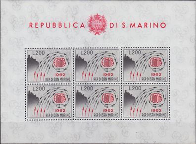 SAN MARINO [1962] MiNr 0749 Kleinbogen ( * */ mnh )