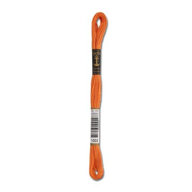 8m Anchor Stickgarn - Farbe 1003 - orange