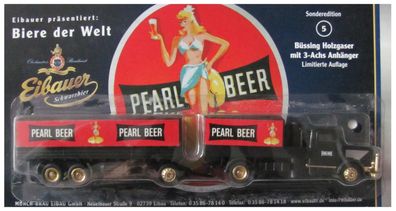 Eibauer Münch-Bräu Nr.31 - Pearl Bier - MAN Büssing Holzvergaser - Hängerzug Oldie