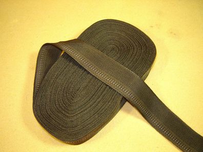Ripsband Herrenhut Hutband seidig hochwertig gold oliv Muster 3cm breit Meter RB76