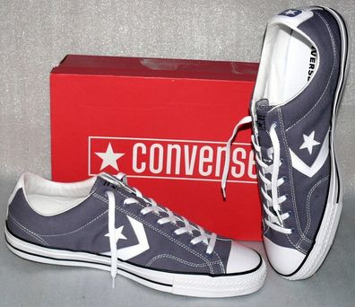 Converse 160557C STAR PLAYER OX Canvas Schuhe Sneaker Boots 42,5 51,5 Carbon Wei