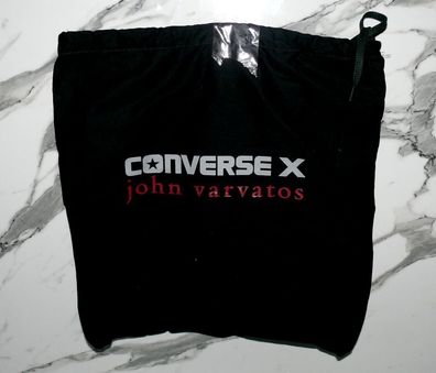 Converse X JOHN Varvatos Schuhe Aufbewahrung Tasche Cotton Sack 37x40cm Black