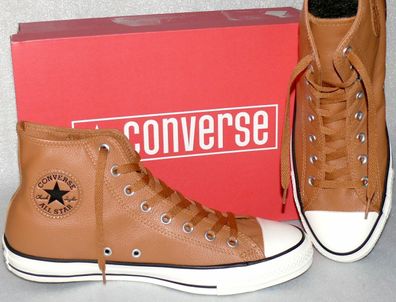Converse 157467C ALL STAR CTAS Hi Echt Leder Schuhe Sneaker Boots 45 Raw Sugare