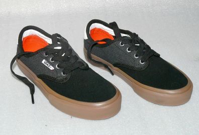 Vans Chima Ferguson PRO COVERT TWILL Suede Leder Schuhe Sneaker 31 LC542 Black