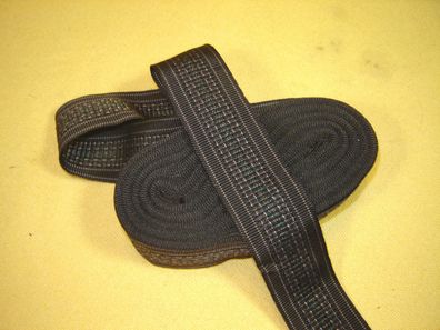 Ripsband Herren Hutband gemustert hochwertig braun 3,5cm breit Meter RB71