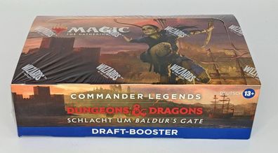 MTG Magic Commander Schlacht um Baldurs Gate Draft Booster Deutsch Display NEU