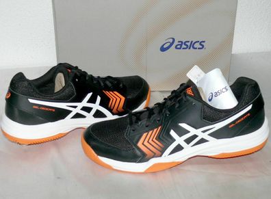 ASICS E709Y-9001 GEL Dedicate 5 CLAY LOW Boots Tennis Sport Lauf Schuhe 48 BLK