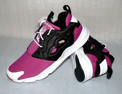 Reebok Fury Lite V69437 Herren Sport Schuhe Running Sneaker 43 Violett Black Wei