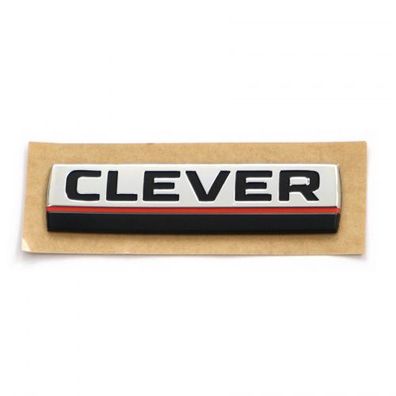 Original Skoda Clever Plakette Schriftzug Logo Emblem Aufkleber 6V0853041HZO8