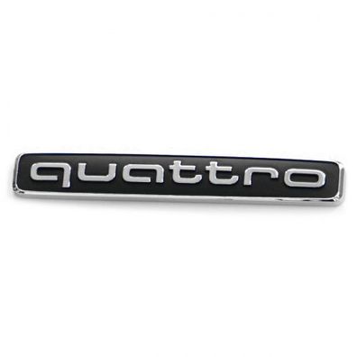 Original Audi Quattro Schriftzug Plakette Emblem Logo chrom 4M08537372ZZ