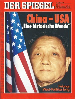 Der Spiegel Nr. 52 / 1978 China - USA "Eine historische Wende"