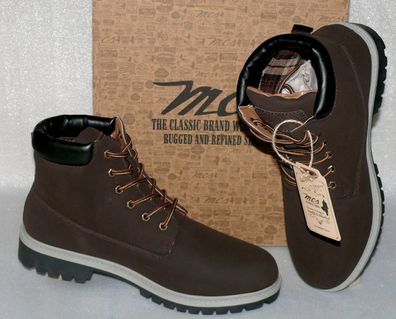 Marlboro Classic MCS Haerzong MX172M897 Leder Schuhe Boots Stiefel Braun 40 45