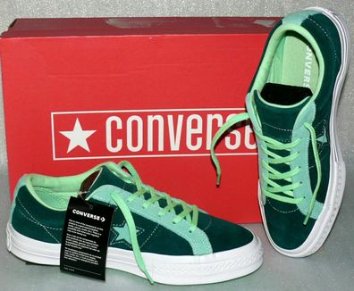 Converse 161614C ONE STAR OX UP Suede Leder Schuhe Sneaker Boots 40 49 51,5 Grün