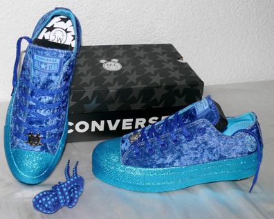 Converse 563721C CTAS LOW OX MC Canvas LUX Schuhe Sneaker Boots 37,5 Blau Mint