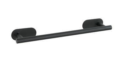 Turbo-Loc® Edelstahl Badetuchstange Orea Black Matt