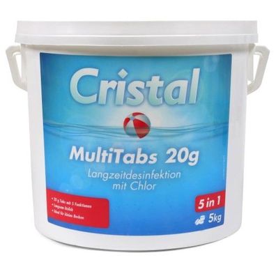 Cristal Multitabs 5 in 1 - 20 g - 5 kg