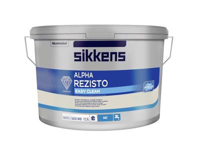 Sikkens Alpha Rezisto Easy Clean 12,5 Liter weiß Basis W05