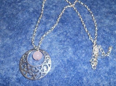 wunderschöne modische Kette - silber mit Perle - LBVYR
