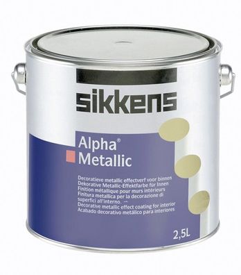 Sikkens Alpha Metallic 2,5 Liter silber
