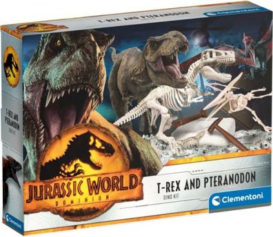 Jurassic World Dominion - T-Rex und Triceratops Ausgrabungs-Set